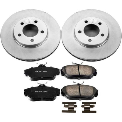 PowerStop Power Stop 94-00 Ford Taurus Front Z17 Evolution Geomet Coated Brake Kit