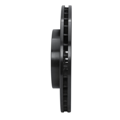 R1 Concepts R1 90-90 Lexus LS400 Front Right Drilled & Slotted Black Brake Rotor