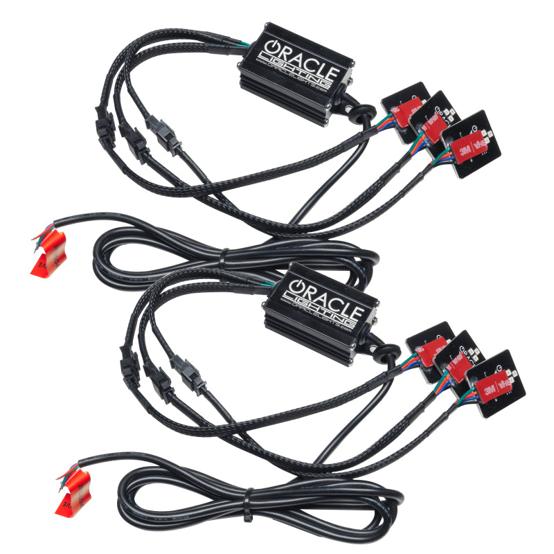 ORACLE Lighting Oracle 20-21 Chevy Silverado HD 2500RGB Headlight Demon Eye Kit - w/o Controller