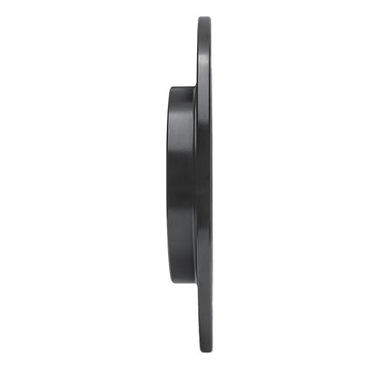 R1 Concepts R1 11-15 Honda CR-Z Rear Right Drilled & Slotted Black Brake Rotor