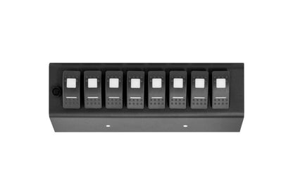 sPOD 09-18 Jeep Wrangler JK Add On Red LED 8-Switch Panel (for SourceSE)