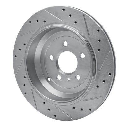 R1 Concepts R1 06-12 Mercedes-Benz ML320 Rear Left Drilled & Slotted Silver Brake Rotor