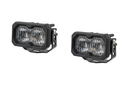 Diode Dynamics C2 2.0 Max White SAE Fog/Wide Standard ABL (Pair)