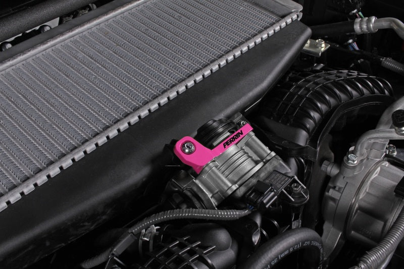 Perrin Performance PERRIN 22-26 Subaru WRX / 19-25 Ascent / 20-25 Outback & Legacy Turbo TMIC Bracket - Hyper Pink