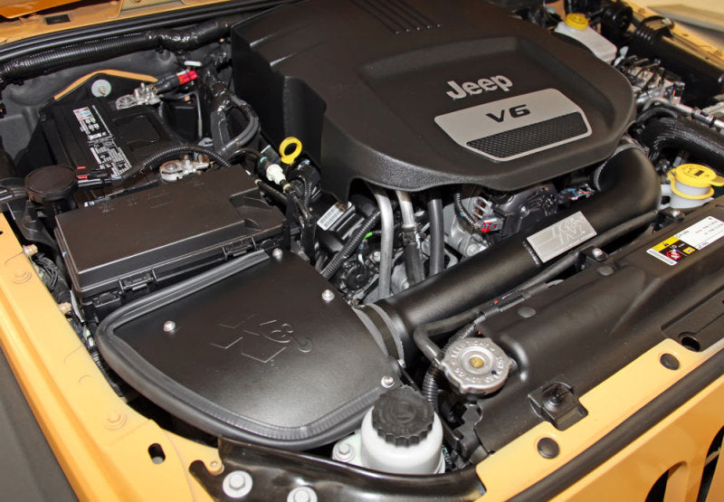 K&N Engineering K&N 71 Series Performance Intake Kit for 12-18 Jeep Wrangler 3.6L V6 (12-15 CARB Approved)