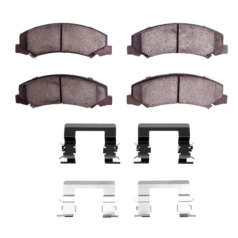 R1 Concepts R1 06-16 Chevrolet Impala Limited Front Euro Ceramic Brake Pads and Hardware Kit