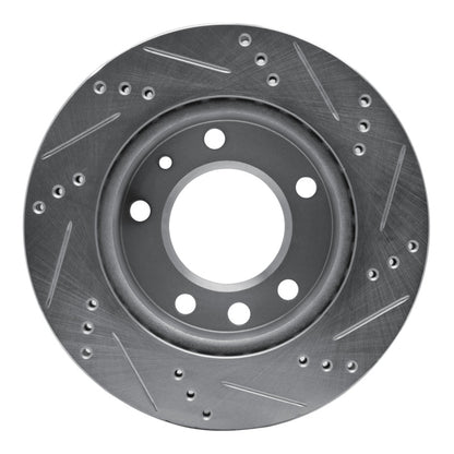 R1 Concepts R1 02-06 Dodge Sprinter 2500 Front Left Drilled & Slotted Silver Brake Rotor
