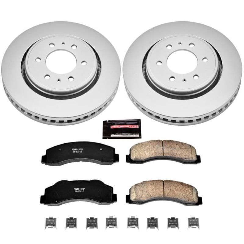 PowerStop Power Stop 10-18 Ford Expedition Front Z17 Evolution Geomet Coated Brake Kit