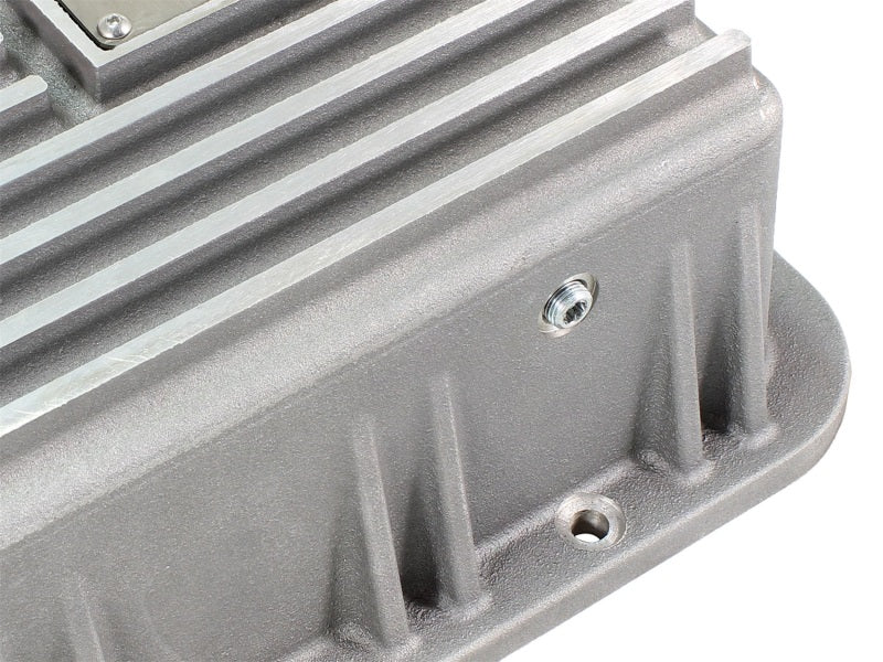 aFe Transmission Pan (Raw); Ford Trucks 93-08 AODE/4R70W