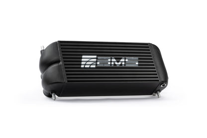 AMS Performance 2015+ Ford F-150 & Raptor 2.7L/3.5L EcoBoost Stock Loc. Intercooler (Black w/ Logo)