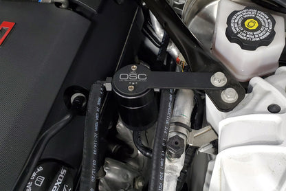 J&L 16-24 Chevrolet Camaro LT1 6.2L Driver Side Oil Separator 3.0 - Black Anodized