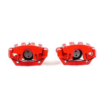 PowerStop Power Stop 06-09 Pontiac Solstice Rear Red Calipers w/Brackets - Pair