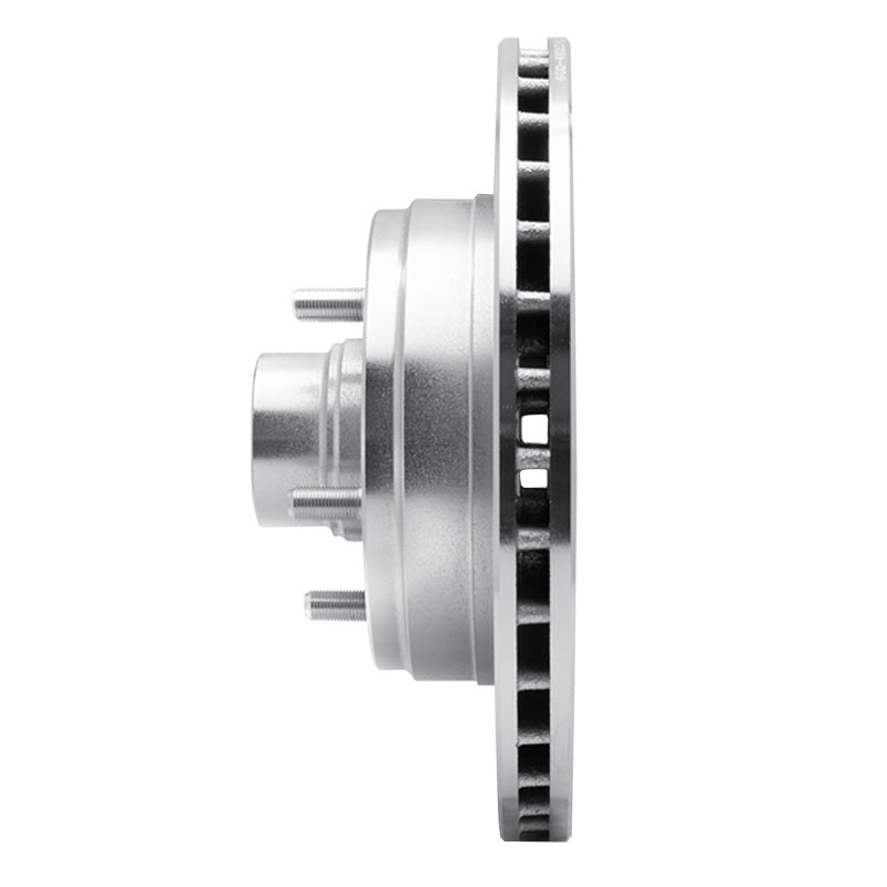 R1 Concepts R1 90-02 Chevrolet ASTRO Front Left Drilled & Slotted Silver Brake Rotor