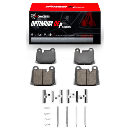 R1 Concepts R1 77-83 BMW 320I (USA/Canada) Front Optimum OE Pads & Hardware Kit