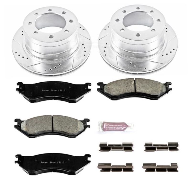 PowerStop Power Stop 06-08 Dodge Ram 1500 Rear Z23 Evolution Sport Brake Kit