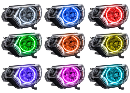 ORACLE Lighting Oracle Toyota Tacoma 12-15 Halo Kit - ColorSHIFT w/ BC1 Controller