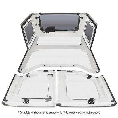 DEI 11-18 Jeep Wrangler JK 4-Door Boom Mat Headliner - 4 Piece - White