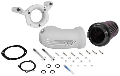 K&N Engineering K&N 08-17 Harley-Davidson Touring Models Performance Air Intake System Silver
