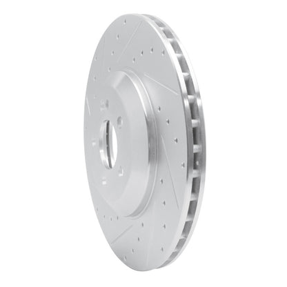R1 Concepts R1 17-23 Mercedes-Benz CLS450 Rear Left Drilled & Slotted Silver Brake Rotor