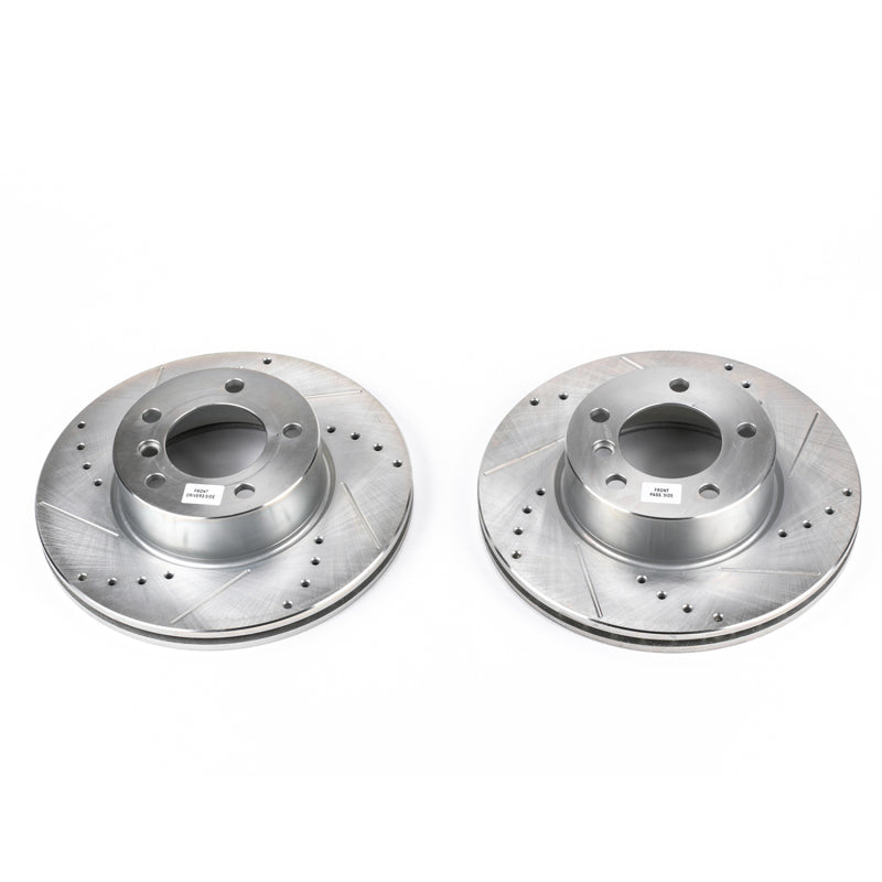 PowerStop Power Stop 08-13 BMW 128i Front Evolution Drilled & Slotted Rotors - Pair