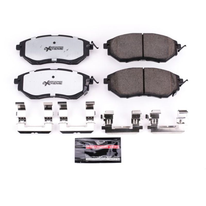PowerStop Power Stop 06-07 Subaru B9 Tribeca Front Z26 Extreme Street Brake Pads w/Hardware