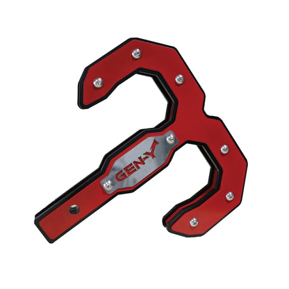 GEN-Y Hitch Gen-Y Hulk 2.5 21K Tow Hook 2.5in Shank - Black/Red