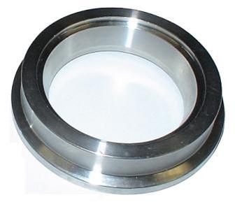 Torque Solution Stainless Steel V-Band Clamp & Flange Kit - 2.75in (70mm)