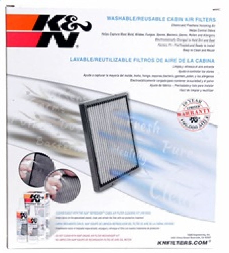 K&N Engineering K&N 05-18 Chevrolet Corvette Z06/ZR1 Cabin Air Filter
