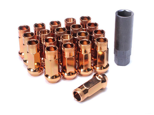 MUTEKI 32906O LUG NUTS KIT SR48 12X1.50 48MM ORANGE (OPEN END)