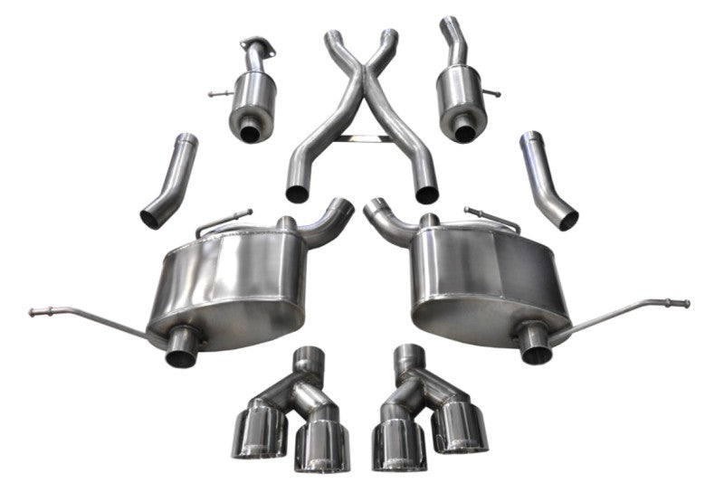 CORSA Performance Corsa 2014-2021 Jeep Grand Cherokee 3.6L V6 Polished Sport Cat-Back Exhaust
