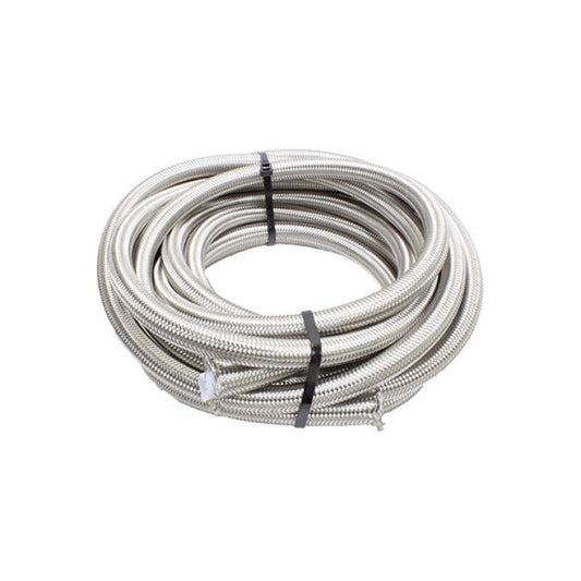 Snow Performance Snow 6AN Braided Stainless PTFE Hose - 15ft