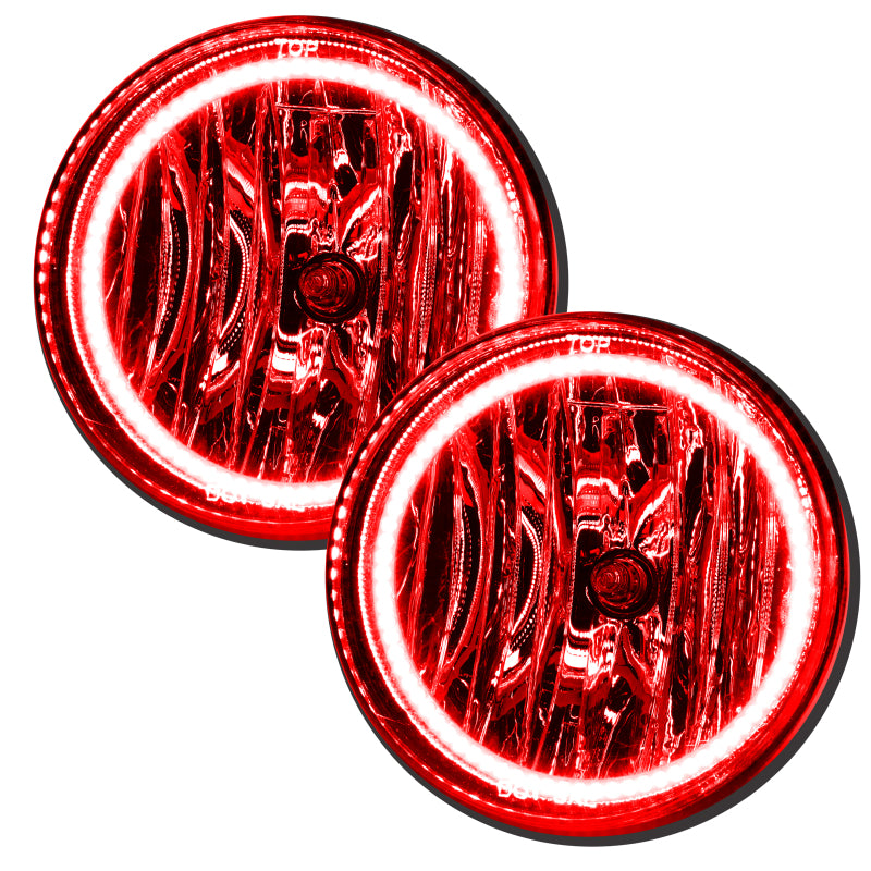 ORACLE Lighting Oracle 08-13 GMC Sierra LED Fog Light Halo Kit - Red