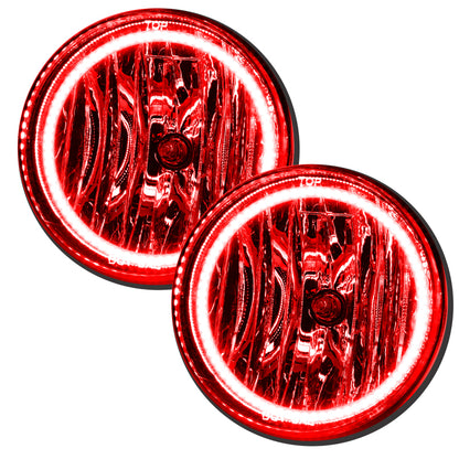 ORACLE Lighting Oracle 08-13 GMC Sierra LED Fog Light Halo Kit - Red