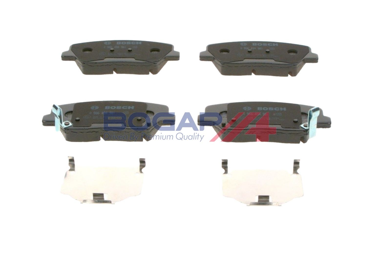 BOGAP Y8210243 Brake Pad Set, Disc Brake