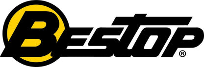 Bestop N-Tumble Seat - 55-83 Jeep Cj5 Rear Trailmax II Fold (Center Fabric Insert Charcoal/Gray)