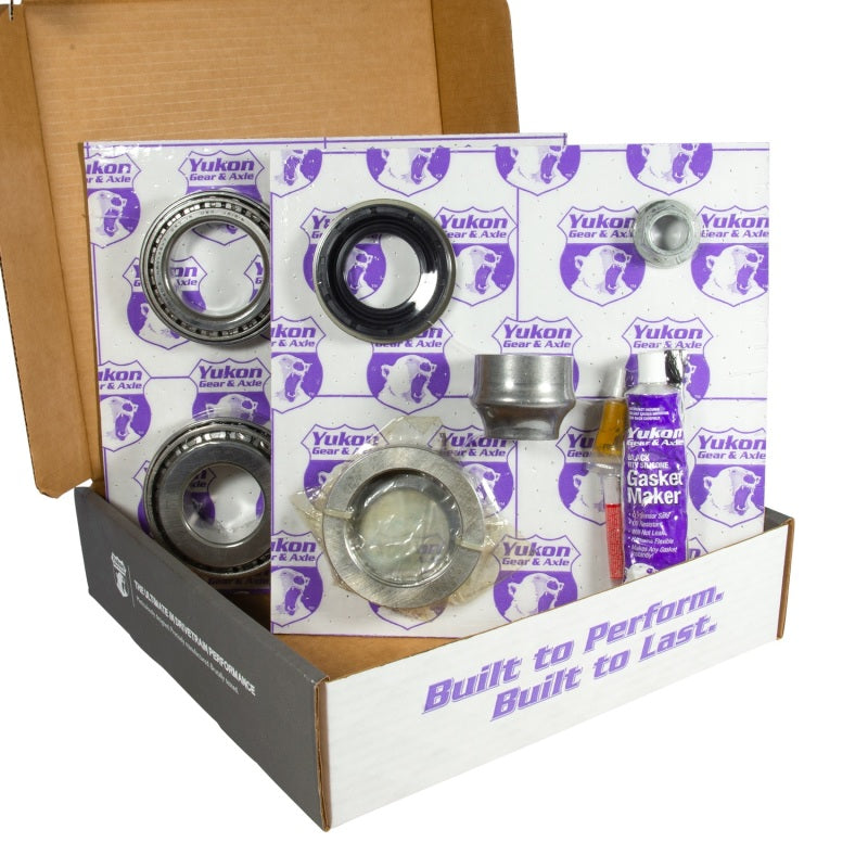 Yukon Gear & Axle Yukon Gear 9.75in Ford 3.73 Rear Ring & Pinion Install Kit 34 Spline Positraction Axle Bearings