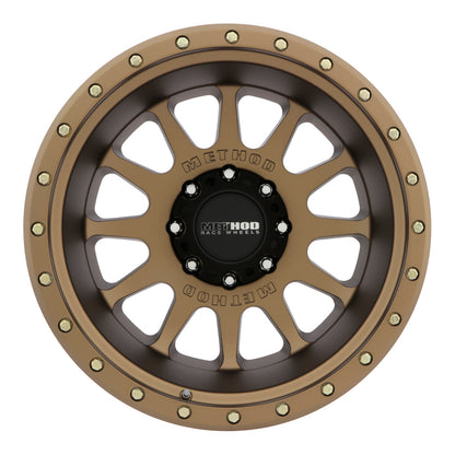 Method Wheels Method MR605 NV 20x12 -52mm Offset 8x170 124.9mm CB Method Bronze Wheel