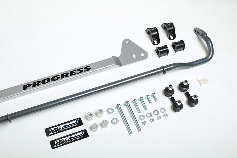Progress Technology Progress Tech 92-95 Honda Civic / 92-95 Honda Del Sol Tubular Rear Sway Bar (25mm - Adjustable)