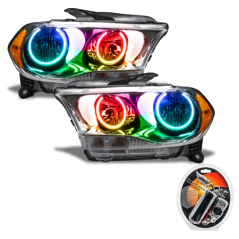 ORACLE Lighting Oracle 11-13 Dodge Durango SMD HL Halogen - Chrome - ColorSHIFT