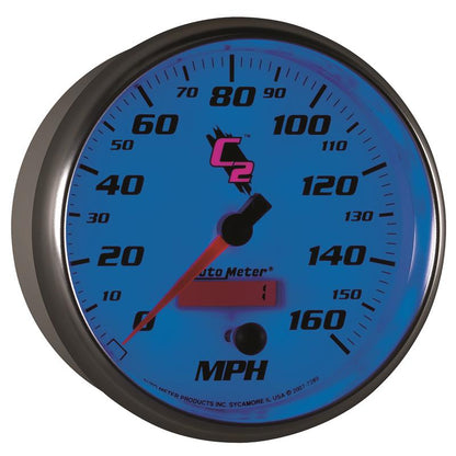 Autometer C2 5 inch 160MPH In-Dash Electronic Programmable Speedometer