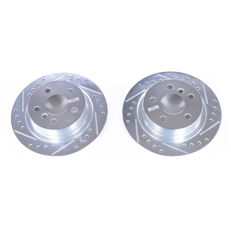 PowerStop Power Stop 14-18 BMW i3 Rear Evolution Drilled & Slotted Rotors - Pair