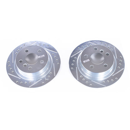 PowerStop Power Stop 14-18 BMW i3 Rear Evolution Drilled & Slotted Rotors - Pair