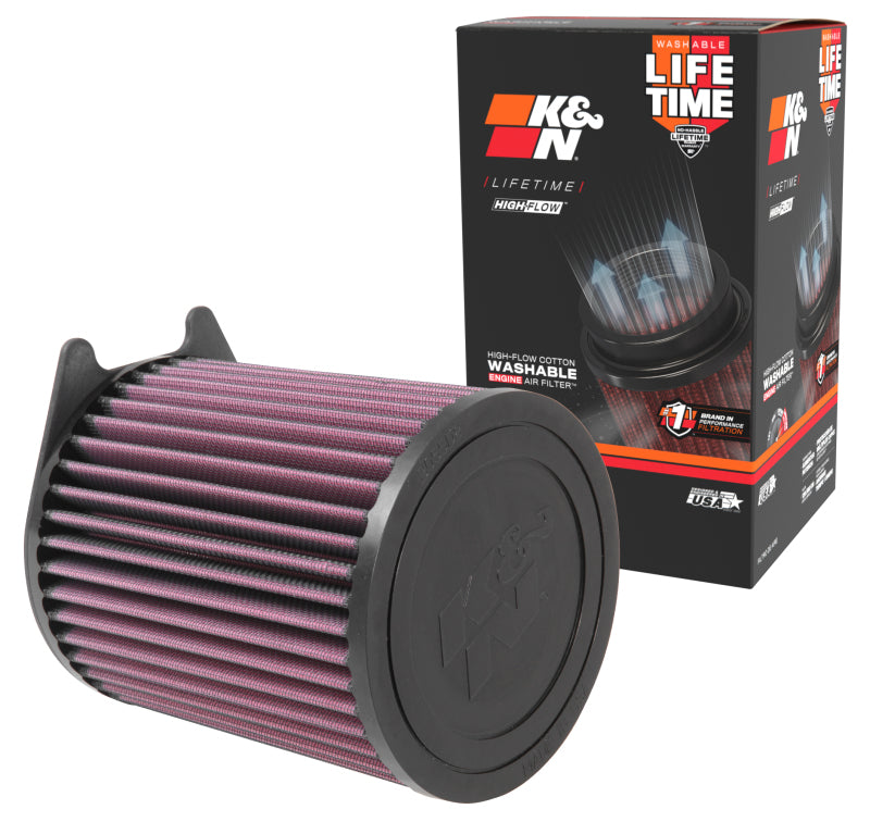 K&N Engineering K&N Replacement Round Straight Air Filter for 14-15 Mercedes Benz A45/CLA45/GLA45 AMG 2.0L