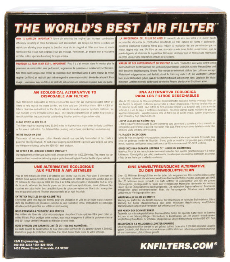 K&N Engineering K&N Filter Universal Round Air Filter 6.25in. Outer Diameter