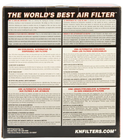 K&N Engineering K&N Filter Universal Round Air Filter 6.25in. Outer Diameter
