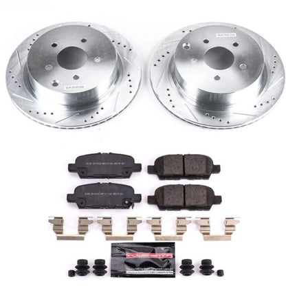 PowerStop Power Stop 18-19 Infiniti Q50 Rear Z23 Evolution Sport Brake Kit