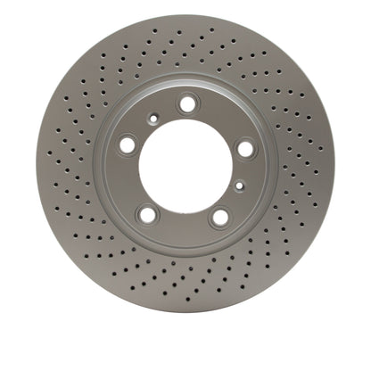 DFC 99-23 Porsche 718 Boxster Left Front Drilled GeoSPEC Coated Rotor