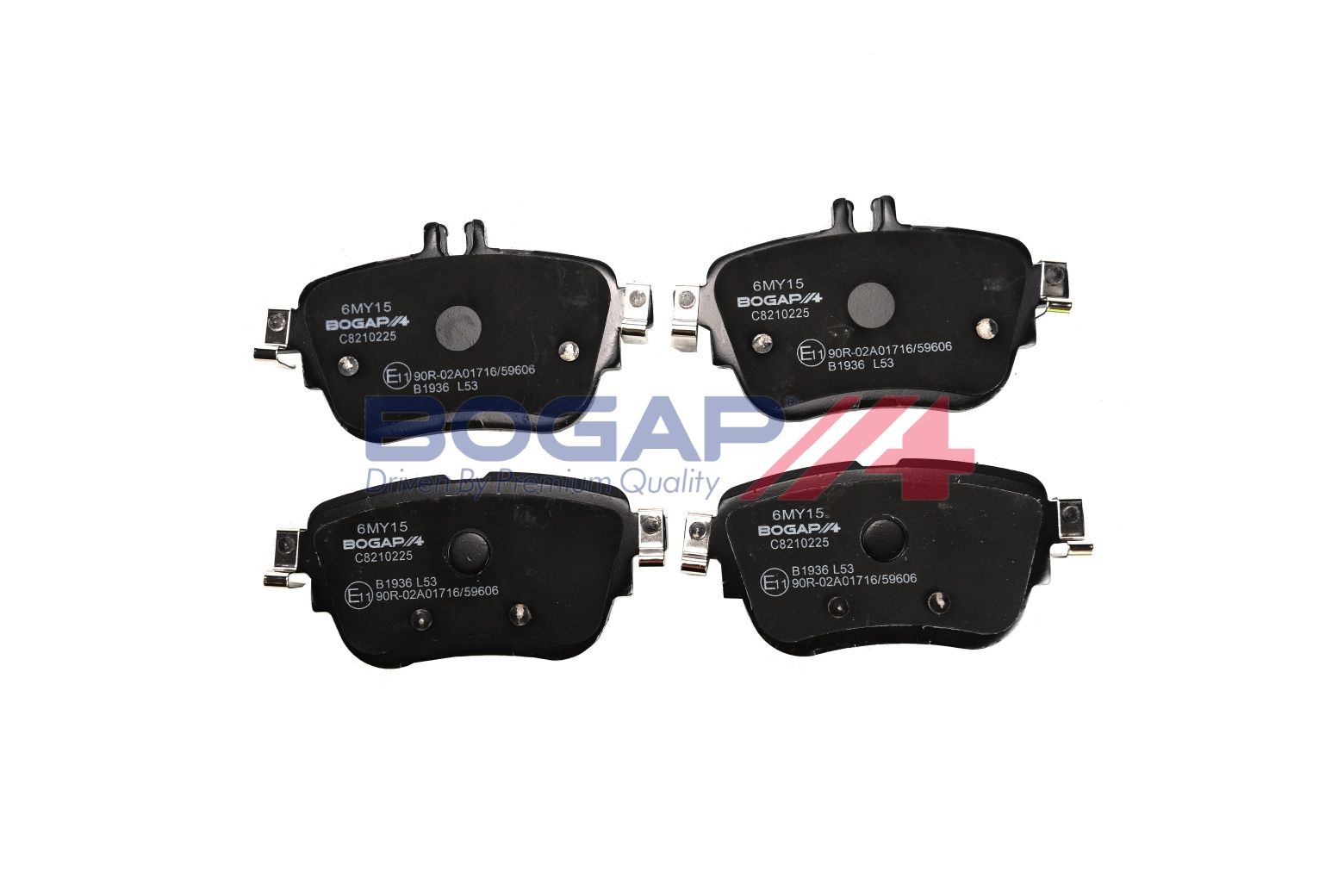 BOGAP C8210225 Brake Pad Set, Disc Brake