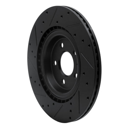 DFC 08-25 Audi SQ5 Sportback Rear Right Drilled & Slotted Black Brake Rotor