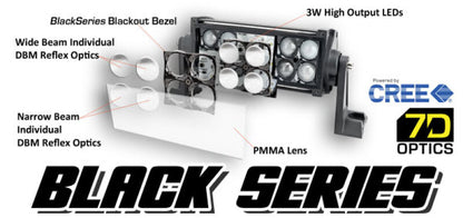 ORACLE Lighting Oracle Black Series - 7D 12 60W Dual Row LED Light Bar - 6000K